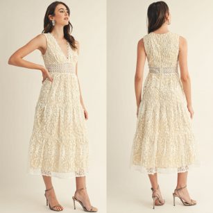 VESTIDO FLORAL BORDADO