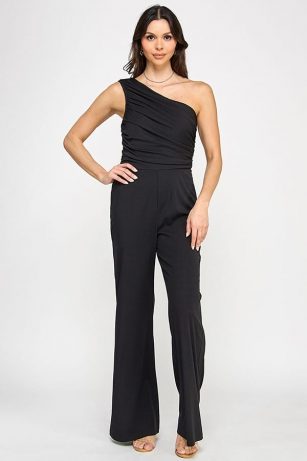 JUMPER DRAPEADO UN SOLO HOMBRO