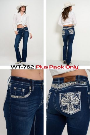 PANTALON VAQUERO BORDADO