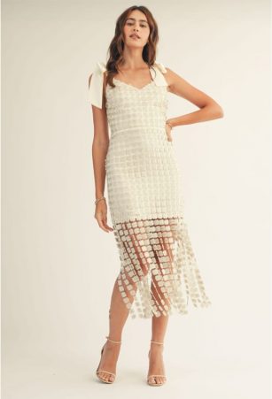 VESTIDO GUIPIUR MOÑO