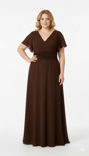 VESTIDO DE GALA ELEGANCIA MARIPOSA