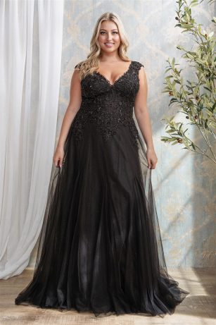 VESTIDO PEDRERIA PLUS