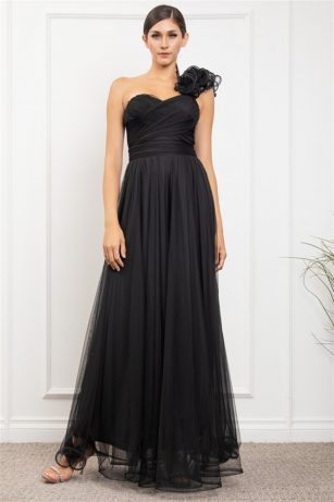 VESTIDO ROSEVELVET DE UN SOLO HOMBRO