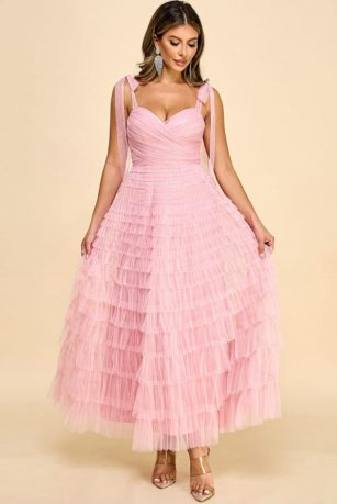 VESTIDO MANIJU MESH DE TUL