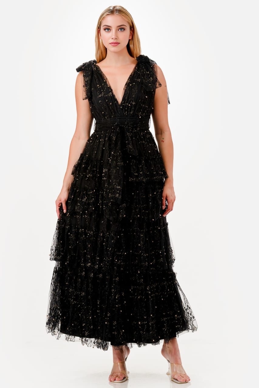 VESTIDO DE TUL FLORAL - Imagen 2