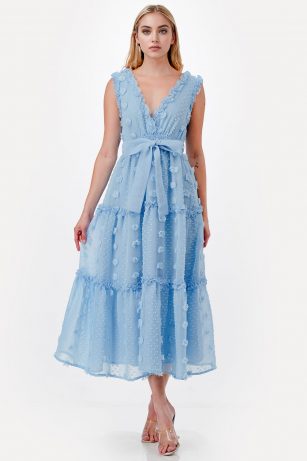 VESTIDO FLOR 3D