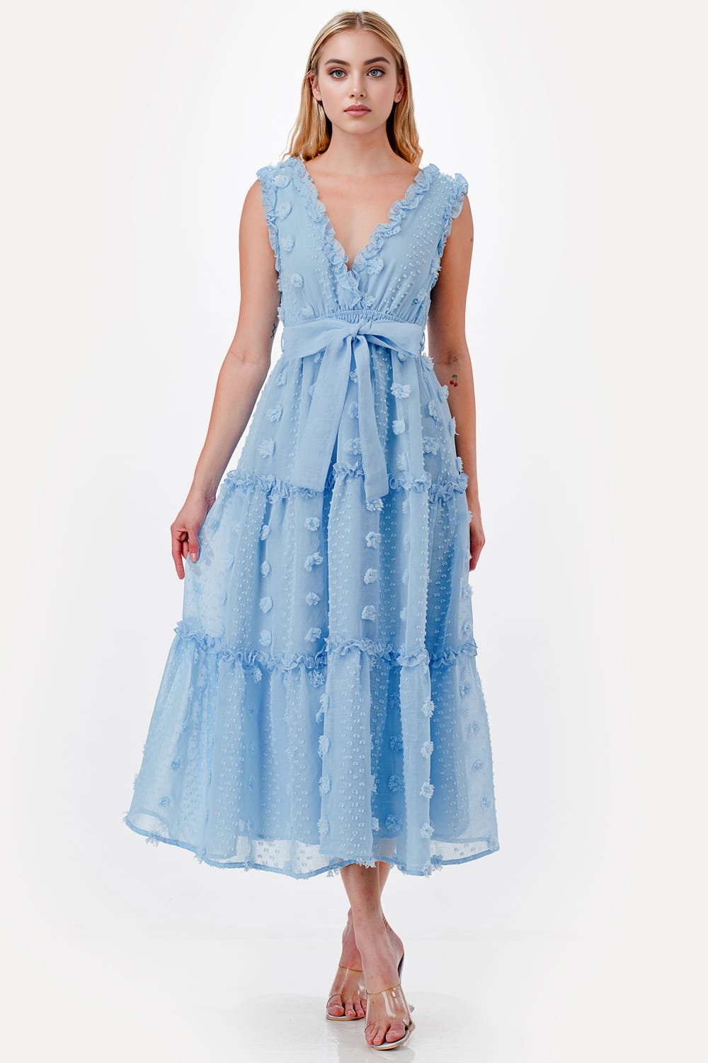 VESTIDO FLOR 3D