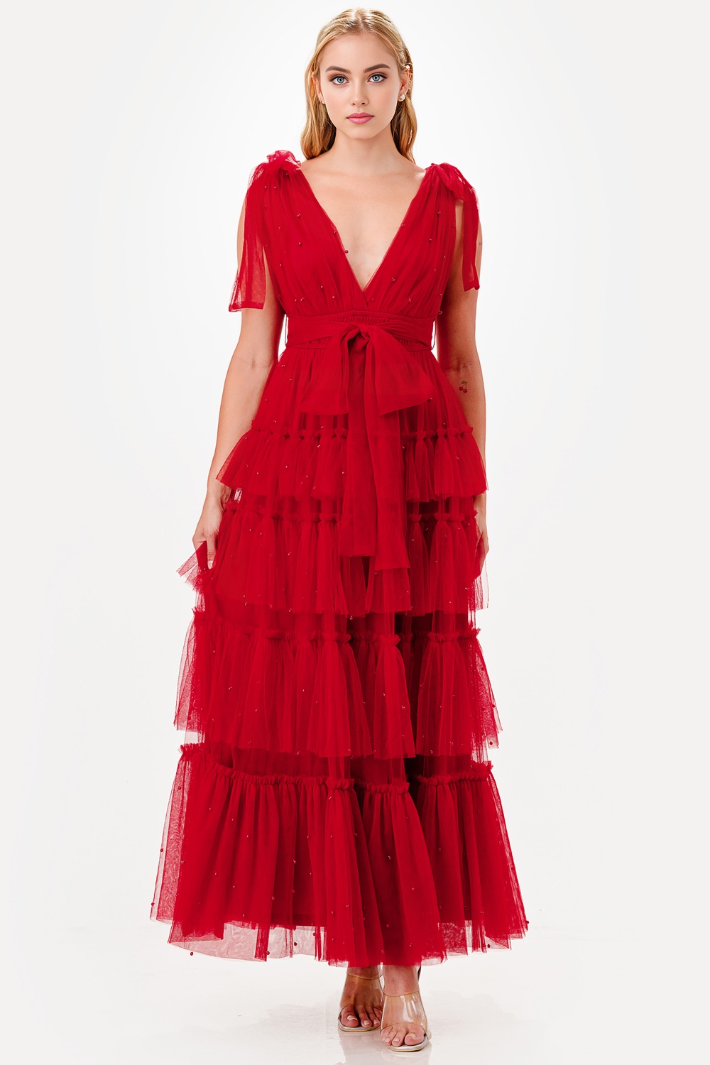 VESTIDO OLAN PERLAS