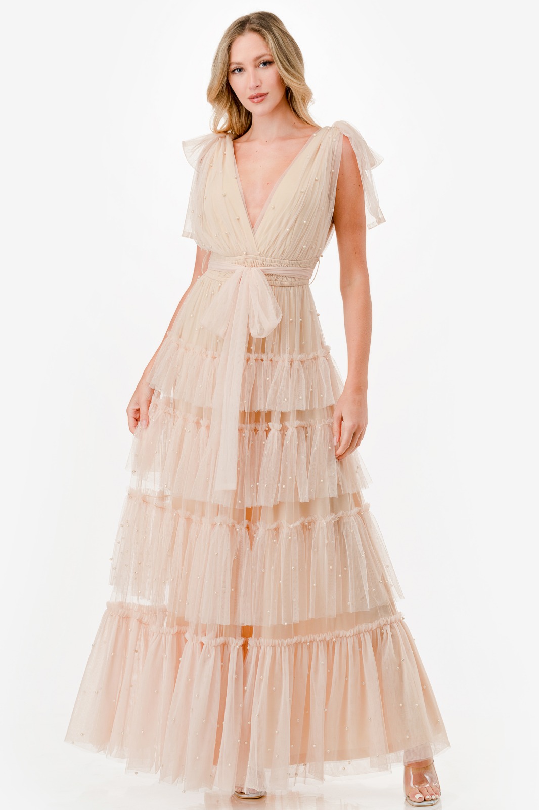 VESTIDO OLAN PERLAS - Imagen 2