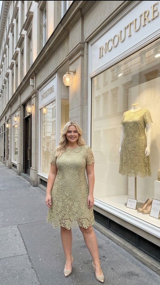 VESTIDO DE ENCAJE FLORAL