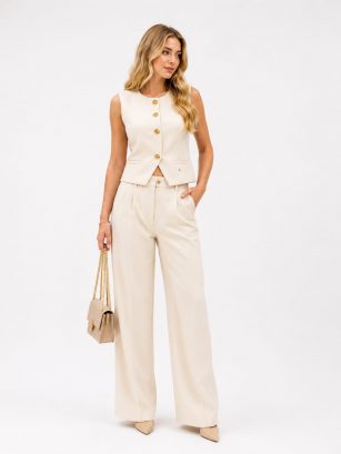 SET ELEGANTE CON BOTON METÁLICO
